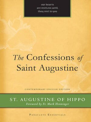 cover image of The Confessions of St. Augustine